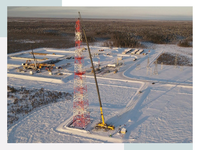 Мачты связи в Горячем Ключе