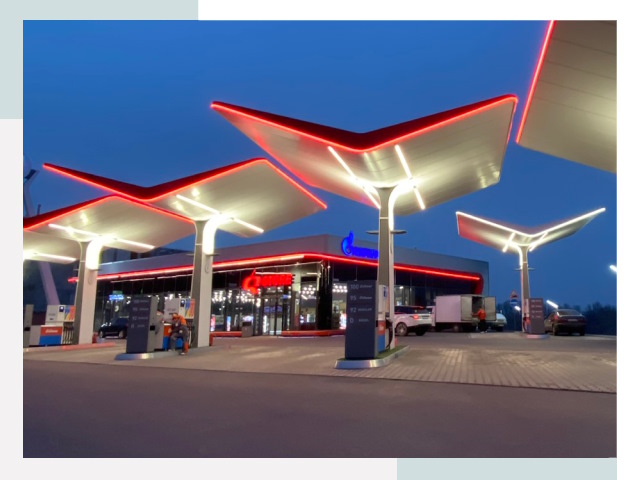 Навесы для АЗС в Горячем Ключе