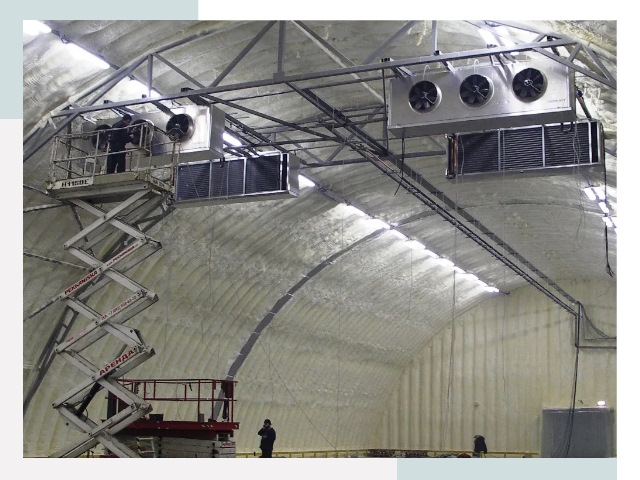 Оснащение ангаров в Горячем Ключе