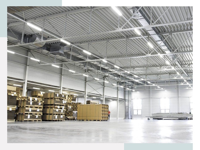 Освещение ангаров в Горячем Ключе