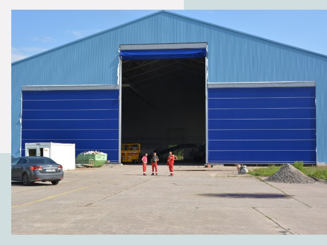 Ангарные ворота в Горячий Ключ от СтальСтрой-Грч по цене 620 руб.