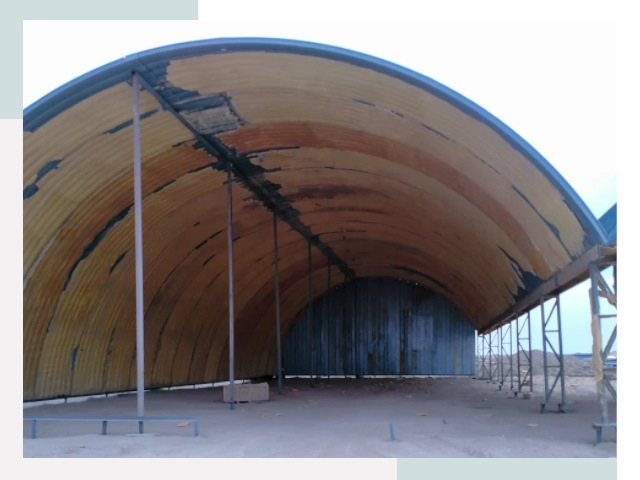 Реконструкция ангаров в Горячем Ключе