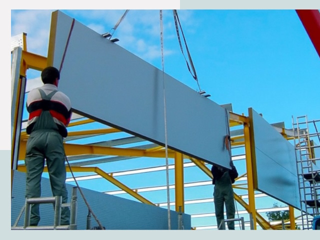 Монтаж сэндвич-панелей в Горячем Ключе от 620 руб.