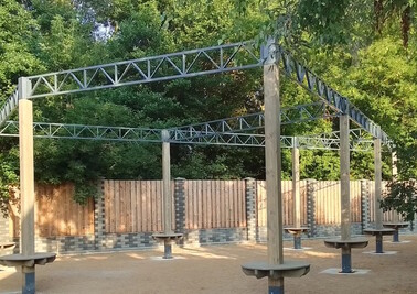 Терраса из металлоконструкций под ключ, проектирование, изготовление и монтаж от СтальСтрой-Грч